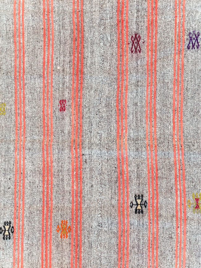 Mid-20th Century Handmade Turkish Flatweave Kilim, No.30068 - Gsblank