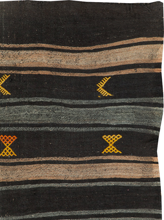 Mid-20th Century Handmade Turkish Flatweave, No.30069 - Gsblank