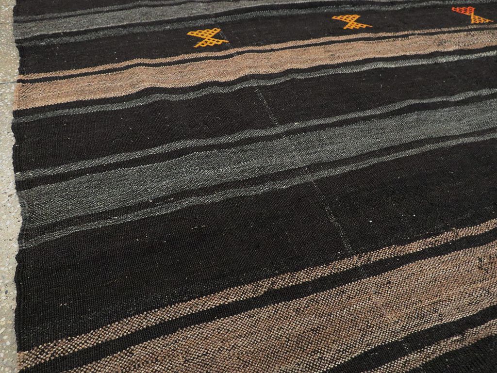 Mid-20th Century Handmade Turkish Flatweave, No.30069 - Gsblank