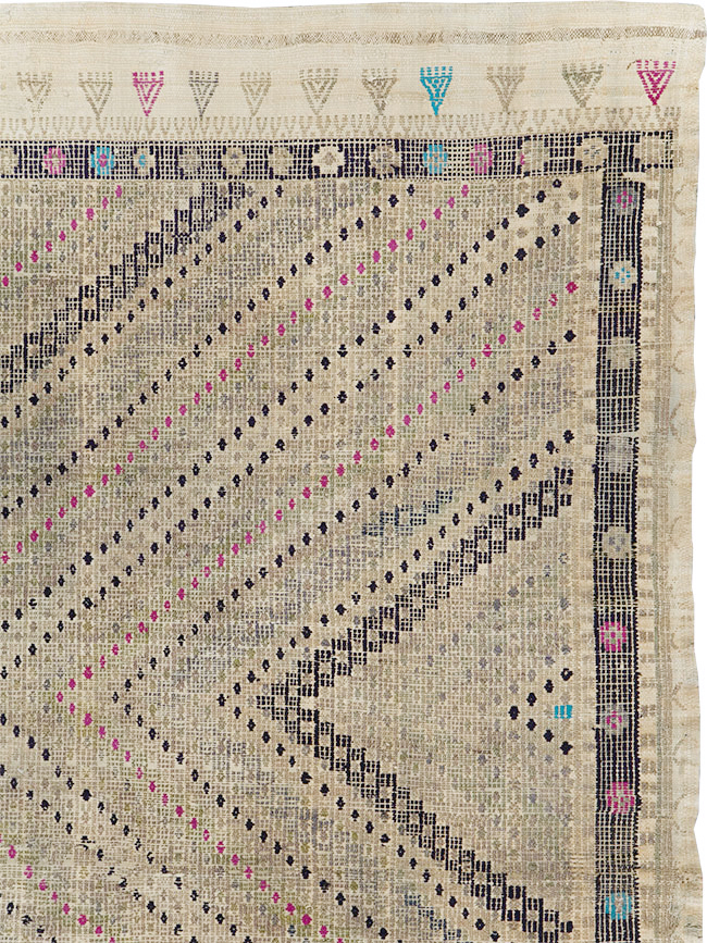 Vintage Turkish Flatweave Kilim, No.30070 - Gsblank