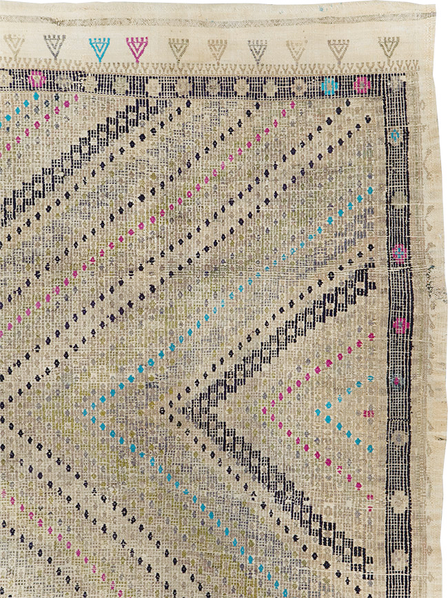 Vintage Turkish Flatweave Kilim, No.30070 - Gsblank