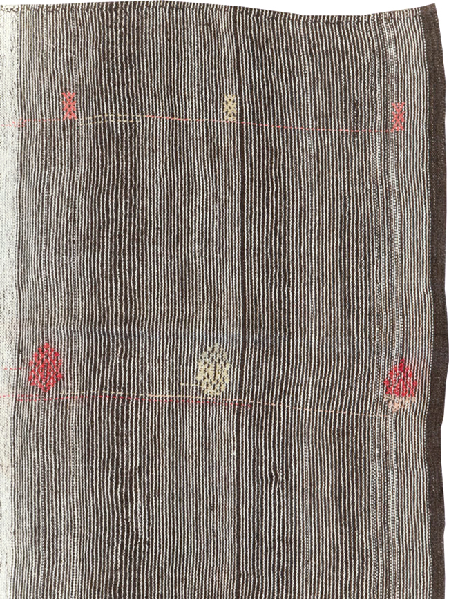 Mid-20th Century Handmade Turkish Flatweave Kilim, No.30076 - Gsblank