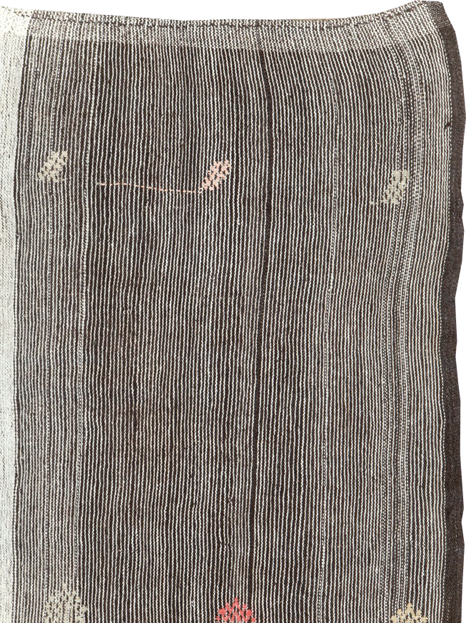 Mid-20th Century Handmade Turkish Flatweave Kilim, No.30076 - Gsblank