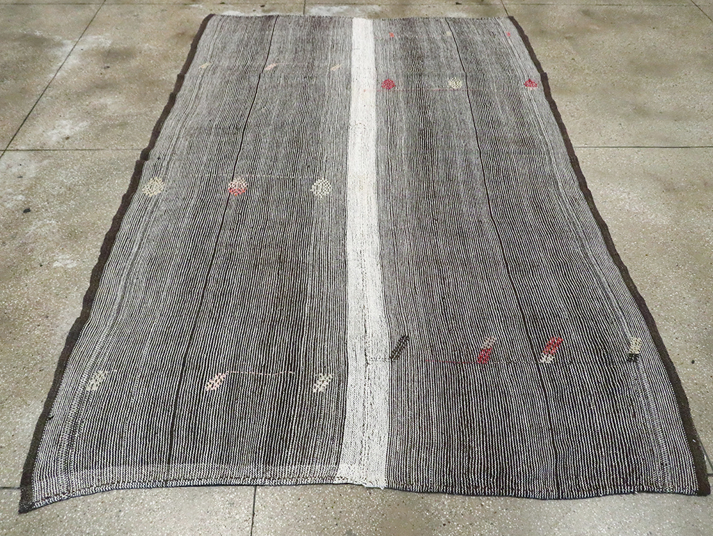 Mid-20th Century Handmade Turkish Flatweave Kilim, No.30076 - Gsblank