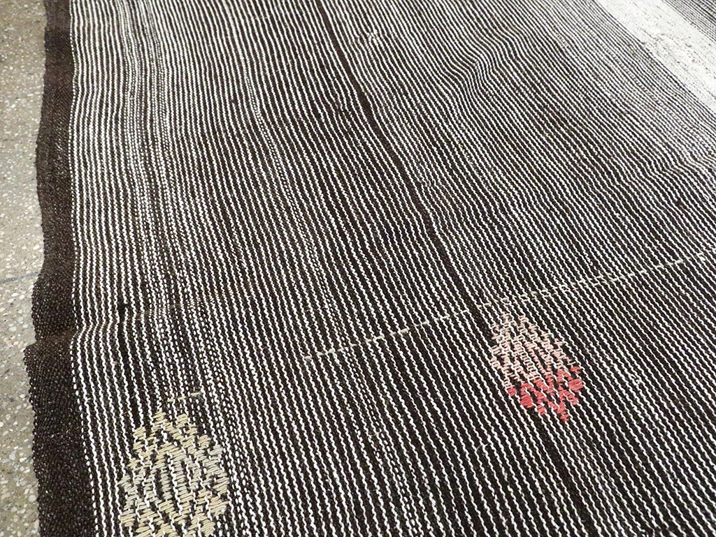 Mid-20th Century Handmade Turkish Flatweave Kilim, No.30076 - Gsblank