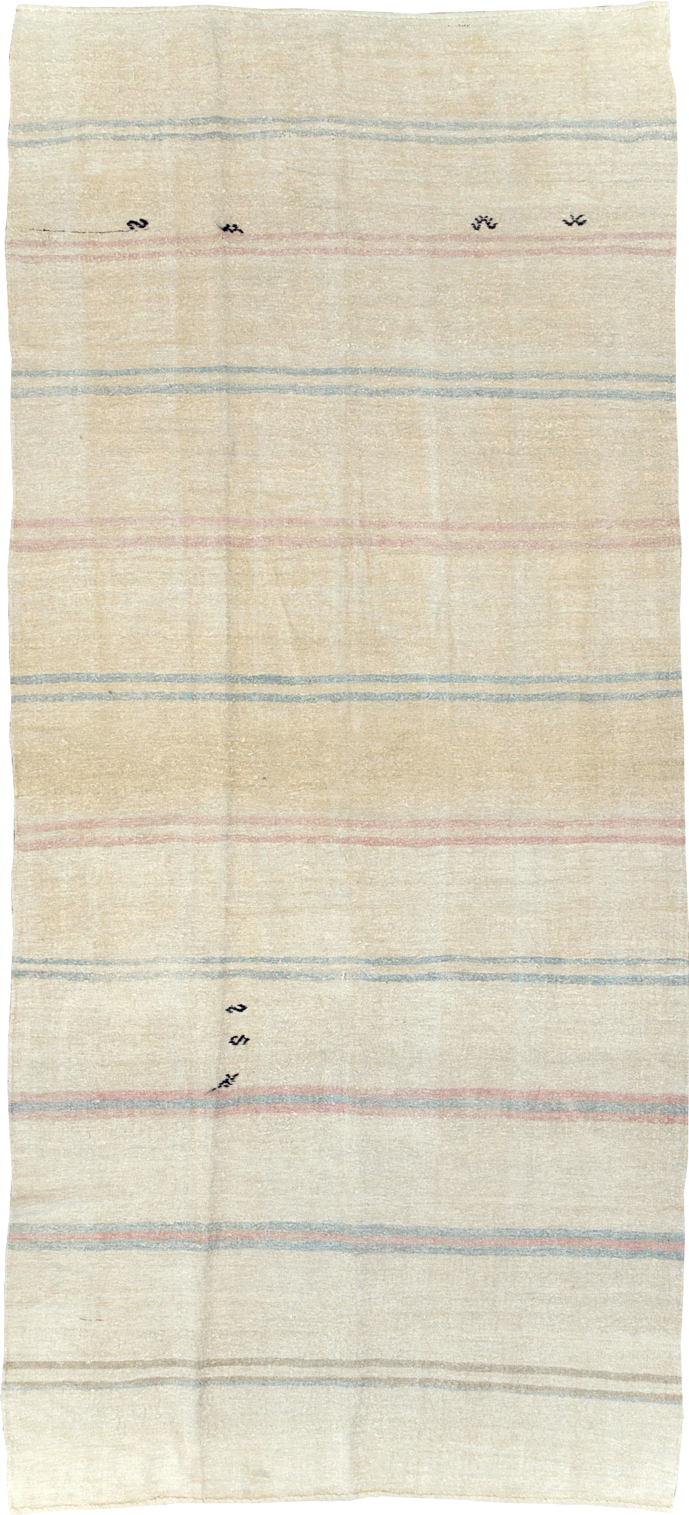 Mid-20th Century Turkish Gallery Size Flatweave, No.30079 - Gsblank