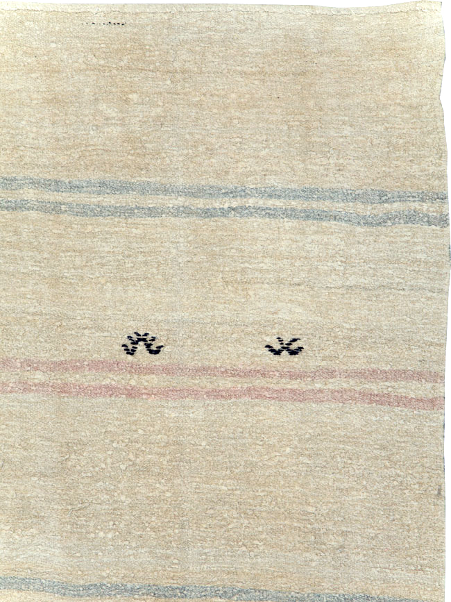 Vintage Turkish Gallery Size Flatweave, No.30079 - Gsblank
