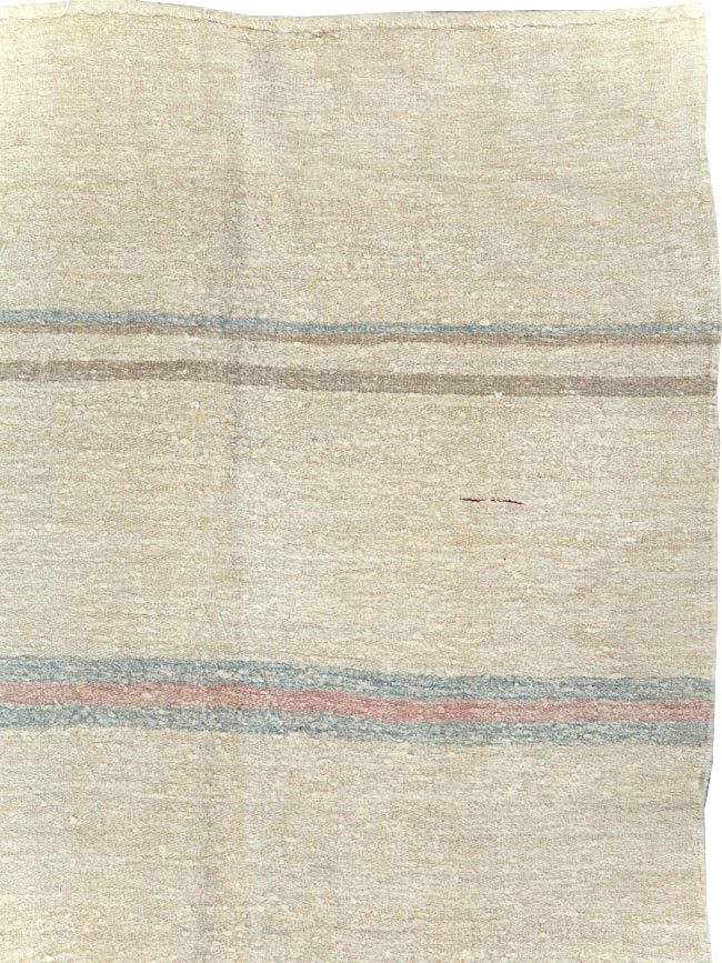 Vintage Turkish Gallery Size Flatweave, No.30079 - Gsblank