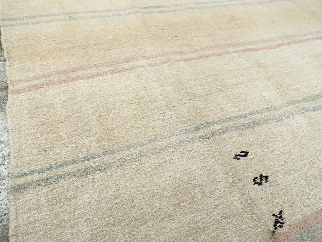 Vintage Turkish Gallery Size Flatweave, No.30079 - Gsblank