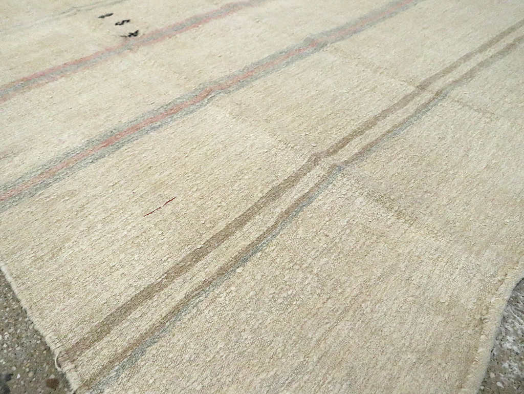 Mid-20th Century Turkish Gallery Size Flatweave, No.30079 - Gsblank