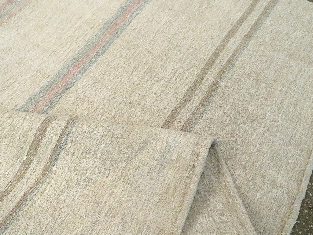 Vintage Turkish Gallery Size Flatweave, No.30079 - Gsblank