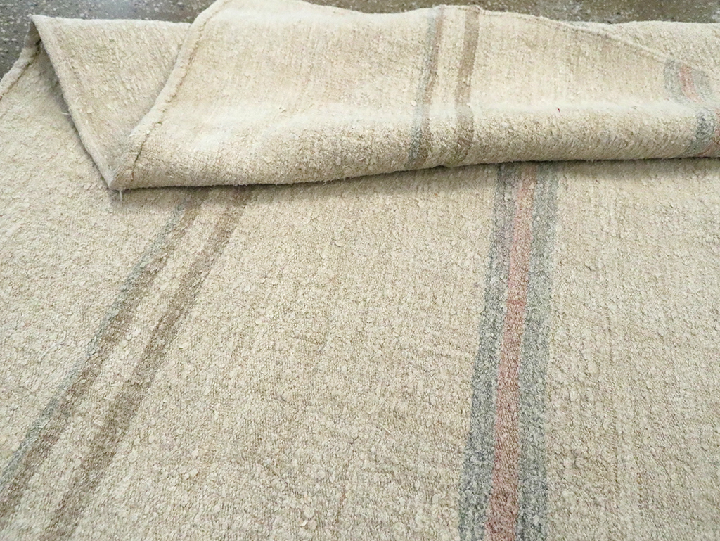 Vintage Turkish Gallery Size Flatweave, No.30079 - Gsblank