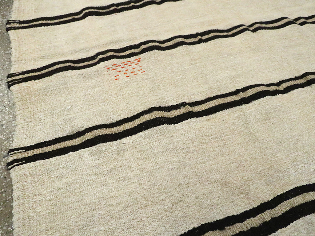 Mid-20th Century Turkish Gallery Size Flatweave, No.30081 - Gsblank