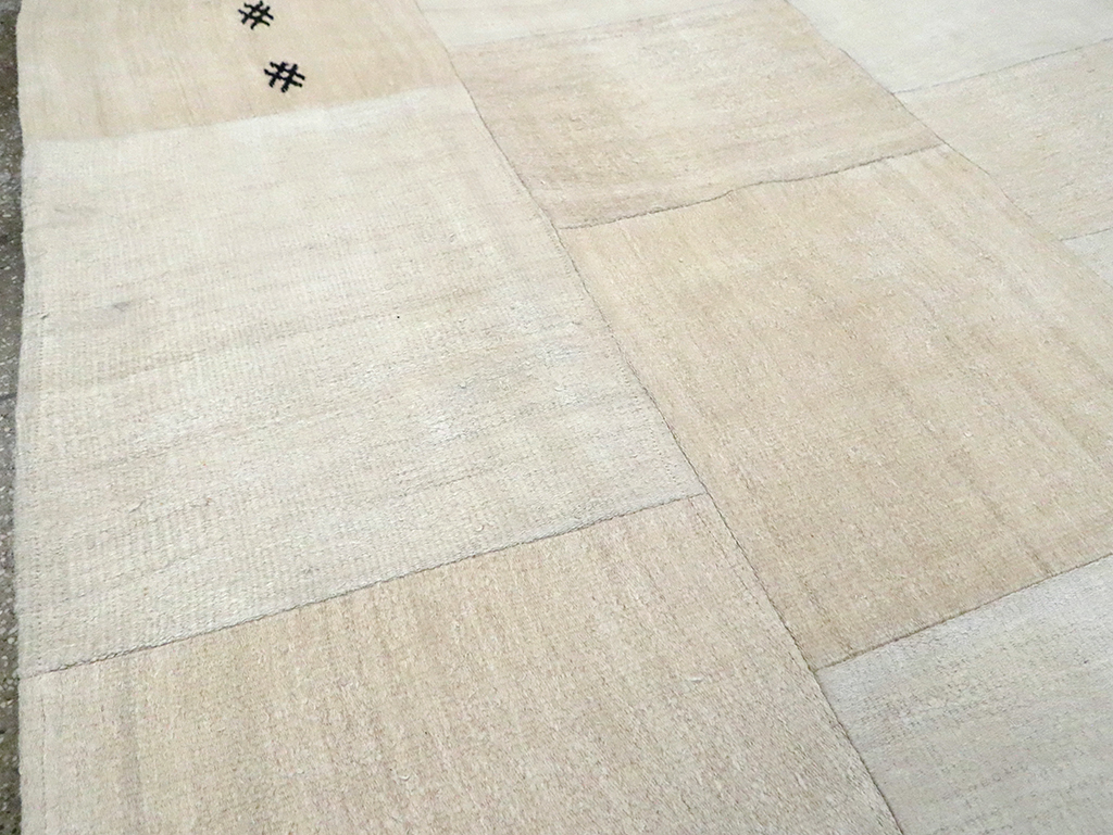 Contemporary Handmade Turkish Flatweave, No.30087 - Gsblank