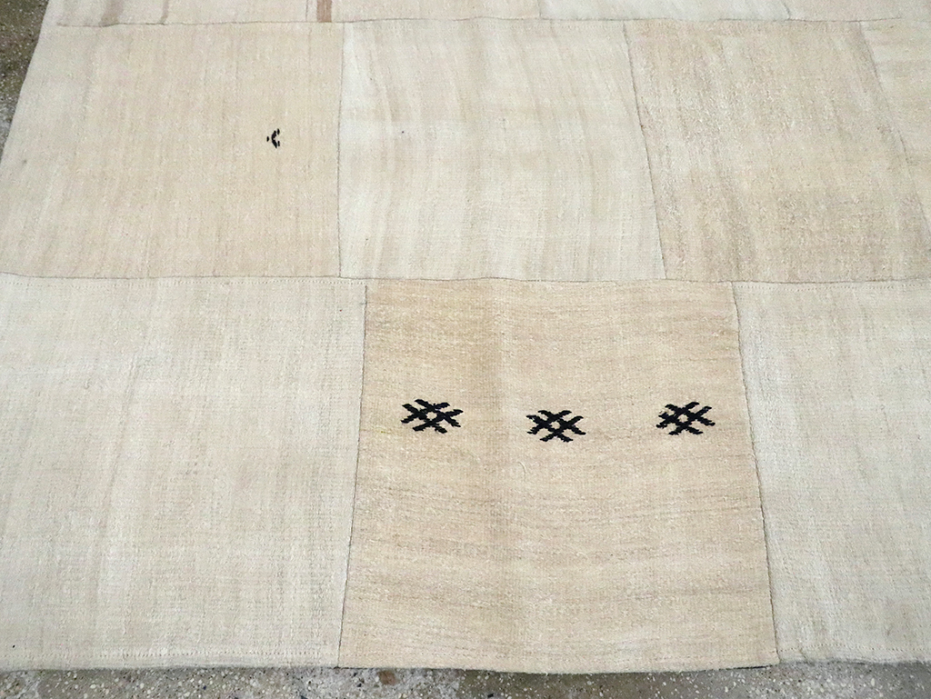 Contemporary Handmade Turkish Flatweave, No.30087 - Gsblank