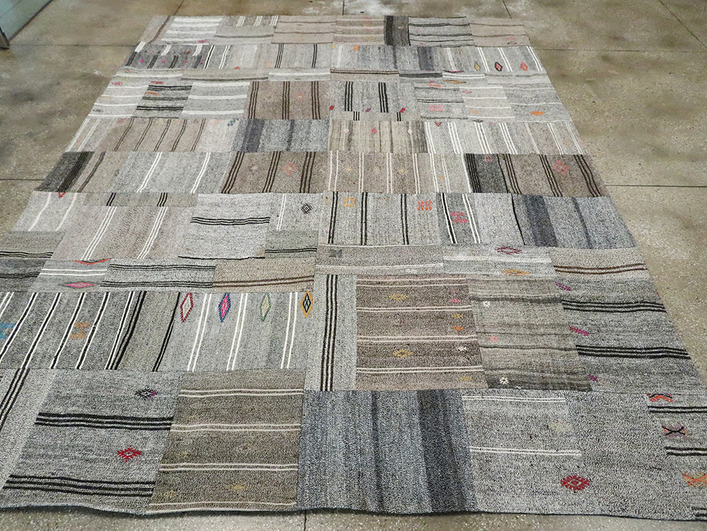 Contemporary Turkish Flatweave, No.30088 - Gsblank