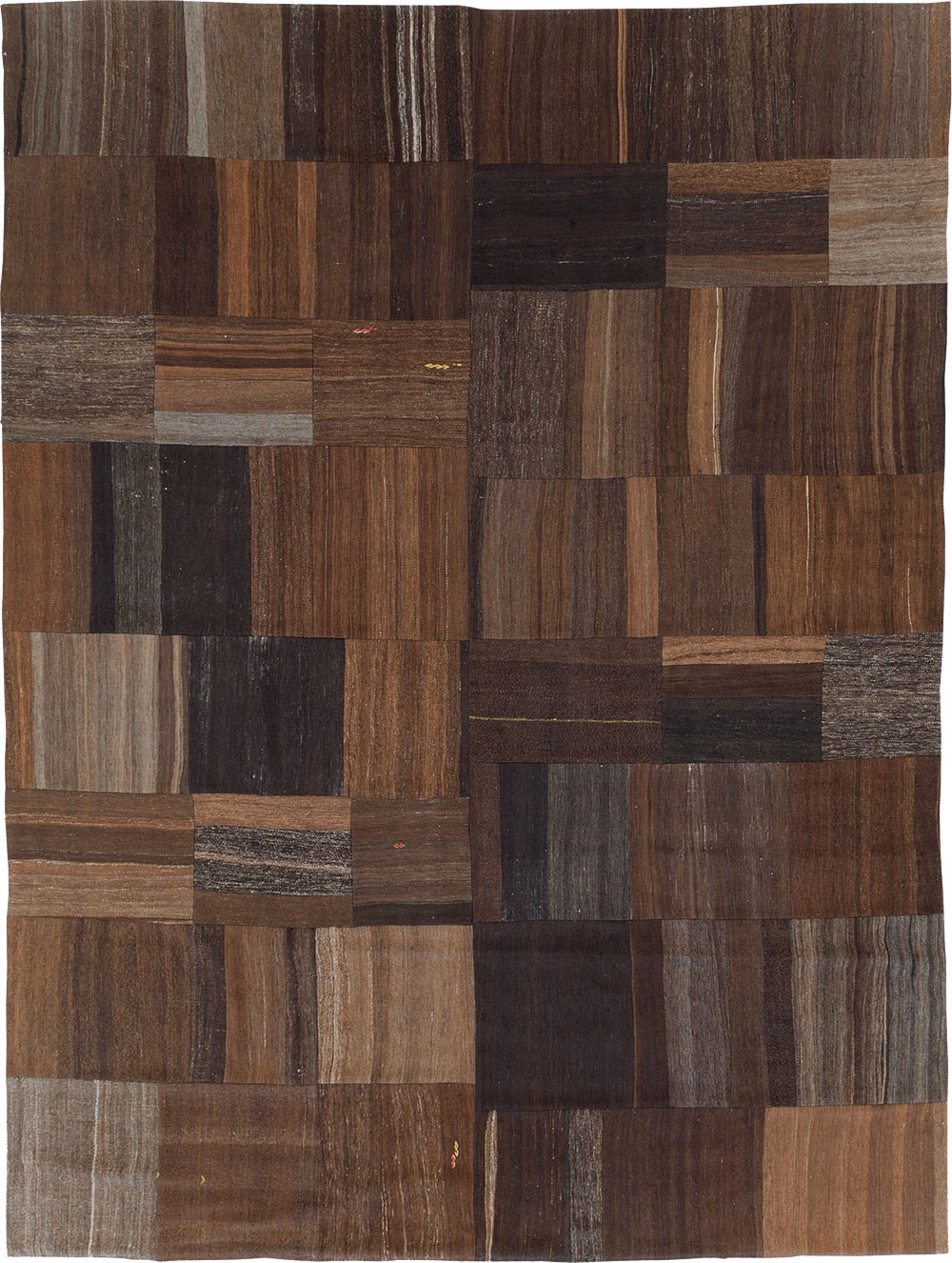 Contemporary Turkish Flatweave Kilim Patchwork Room Size Carpet, No.30089 - Gsblank