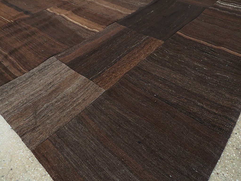 Contemporary Turkish Flatweave Kilim Patchwork Room Size Carpet, No.30089 - Gsblank