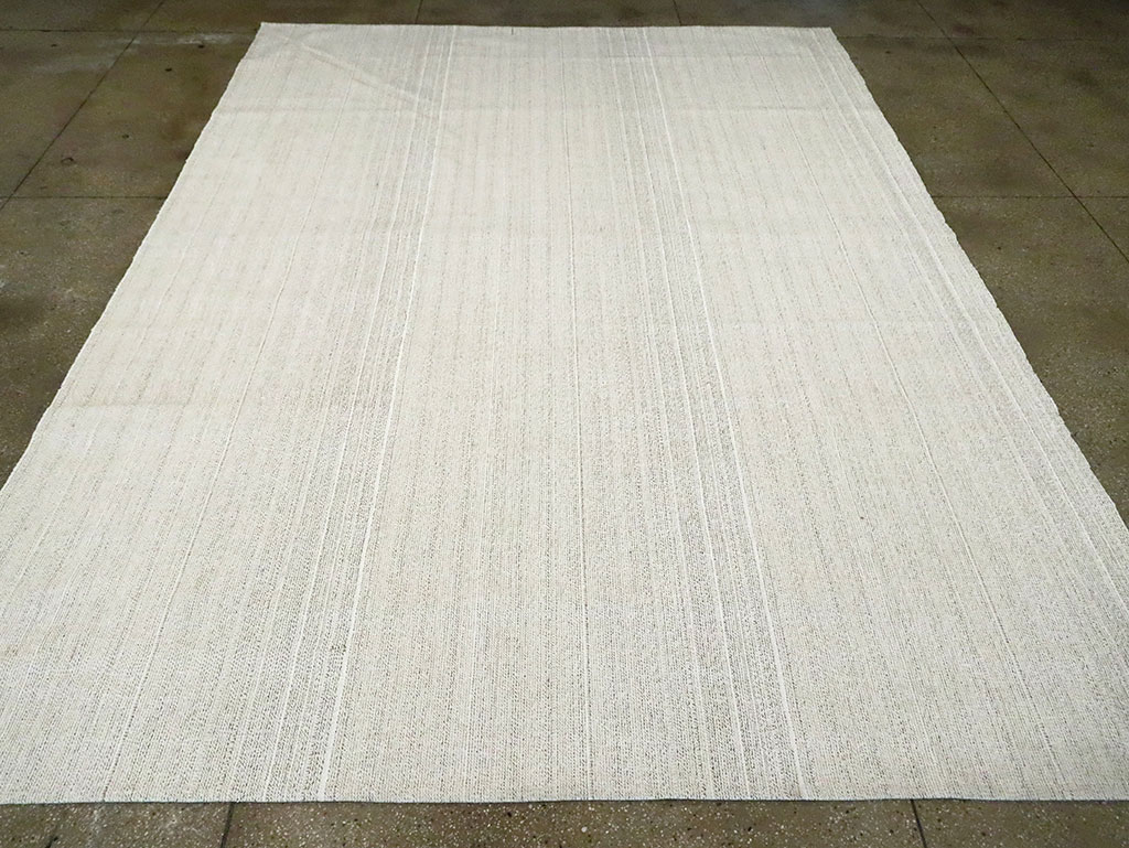 Vintage Turkish Flatweave Kilim Room Size Carpet, No.30090 - Gsblank