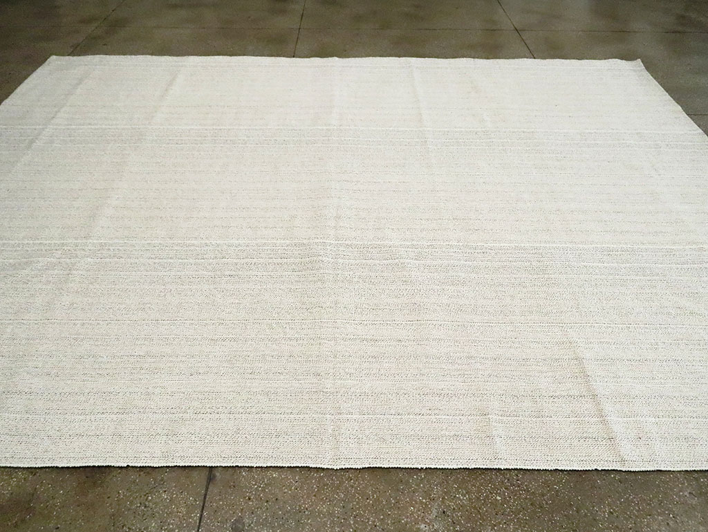 Vintage Turkish Flatweave Kilim Room Size Carpet, No.30090 - Gsblank