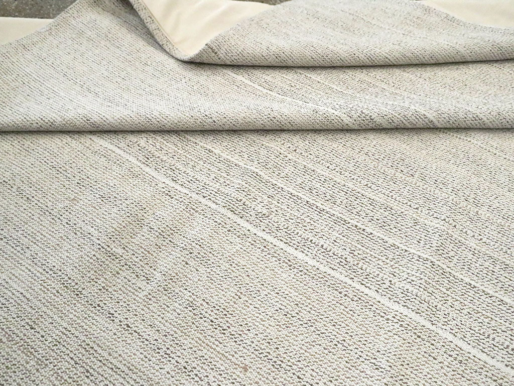 Vintage Turkish Flatweave Kilim Room Size Carpet, No.30090 - Gsblank