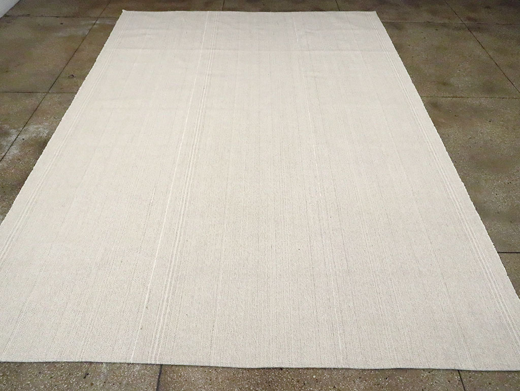 Mid-20th Century Handmade Turkish Flatweave, No.30091 - Gsblank