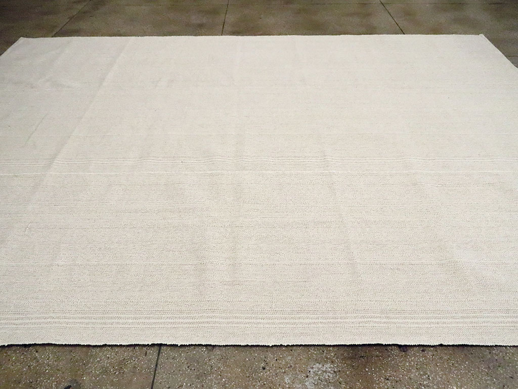 Mid-20th Century Handmade Turkish Flatweave, No.30091 - Gsblank