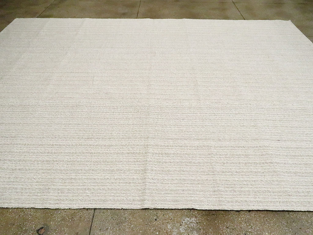 Vintage Turkish Flatweave Kilim Room Size Carpet, No.30092 - Gsblank