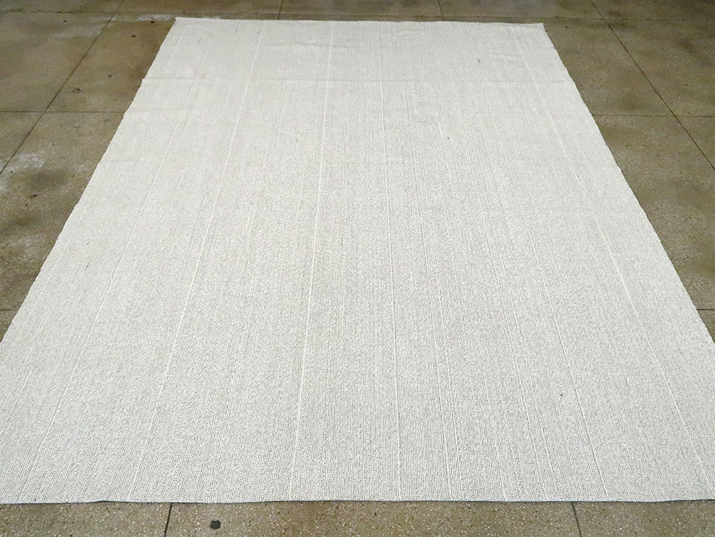 Vintage Turkish Flatweave Kilim Room Size Carpet, No.30093 - Gsblank