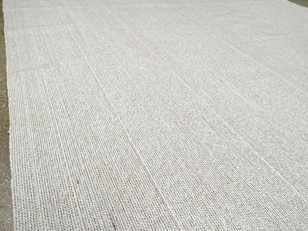 Vintage Turkish Flatweave Kilim Room Size Carpet, No.30093 - Gsblank