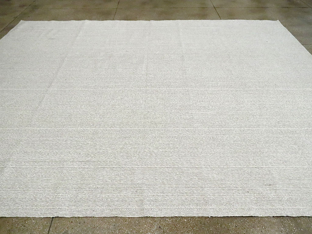 Vintage Turkish Flatweave Kilim Room Size Carpet, No.30093 - Gsblank