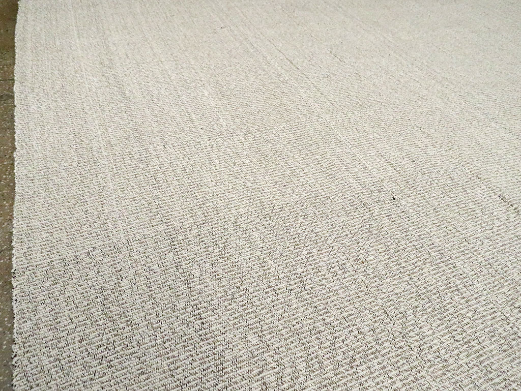 Vintage Turkish Flatweave Kilim Room Size Carpet, No.30095 - Gsblank