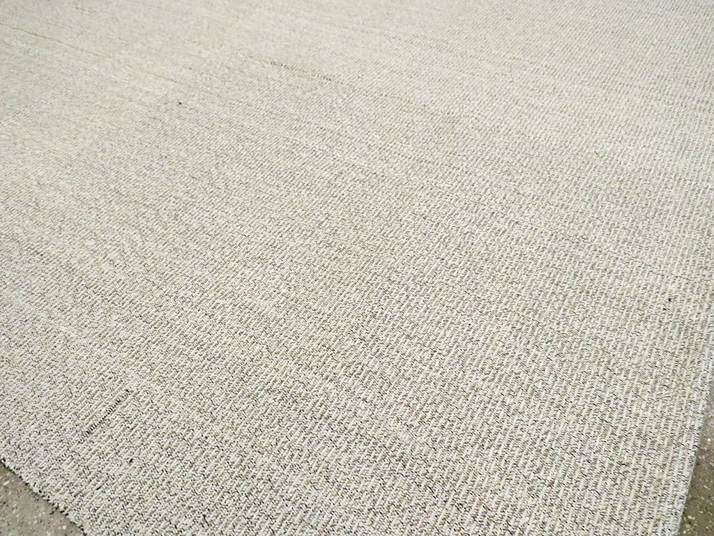 Vintage Turkish Flatweave Kilim Room Size Carpet, No.30095 - Gsblank