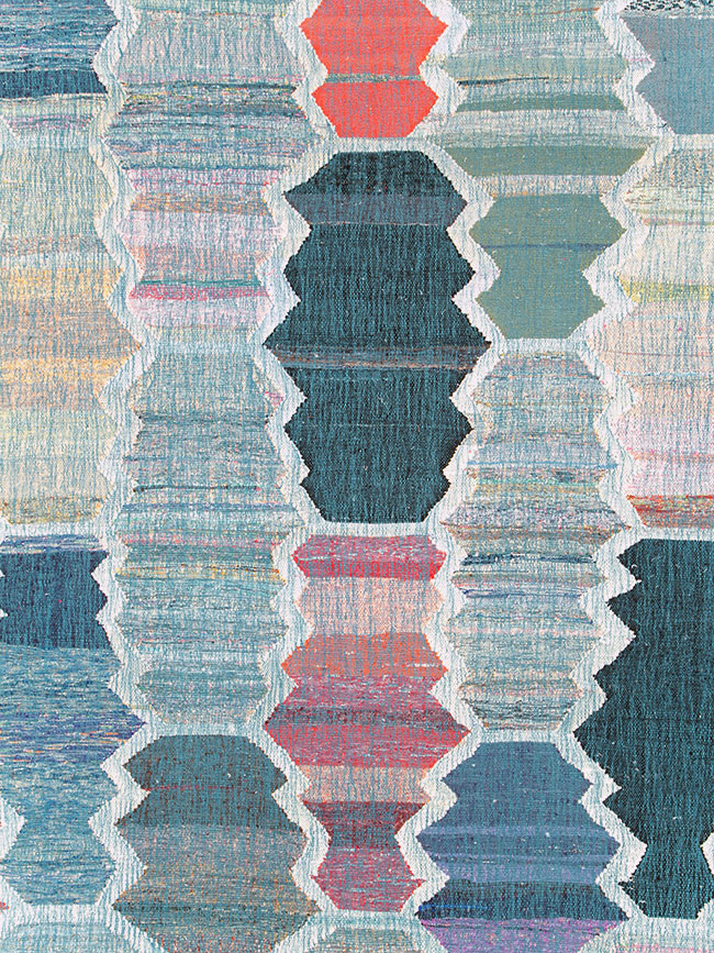 Contemporary Turkish Flatweave Kilim Large Room Size Carpet, No.30097 - Gsblank