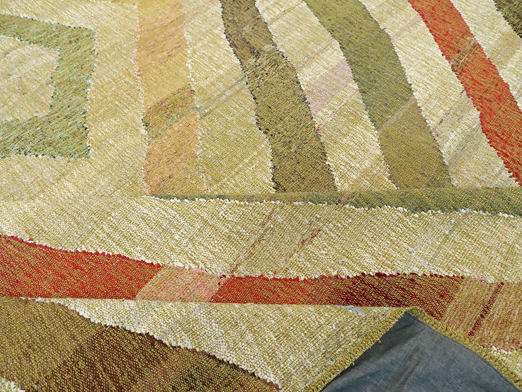 Large Contemporary Turkish Flat-Weave Kilim, No.30098 - Gsblank