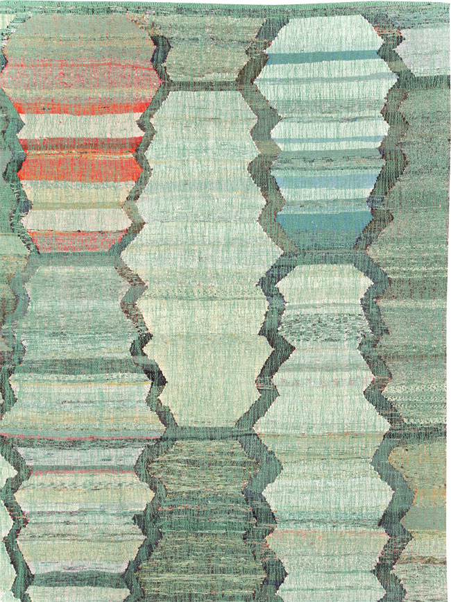 Contemporary Turkish Flatweave, No.30100 - Gsblank