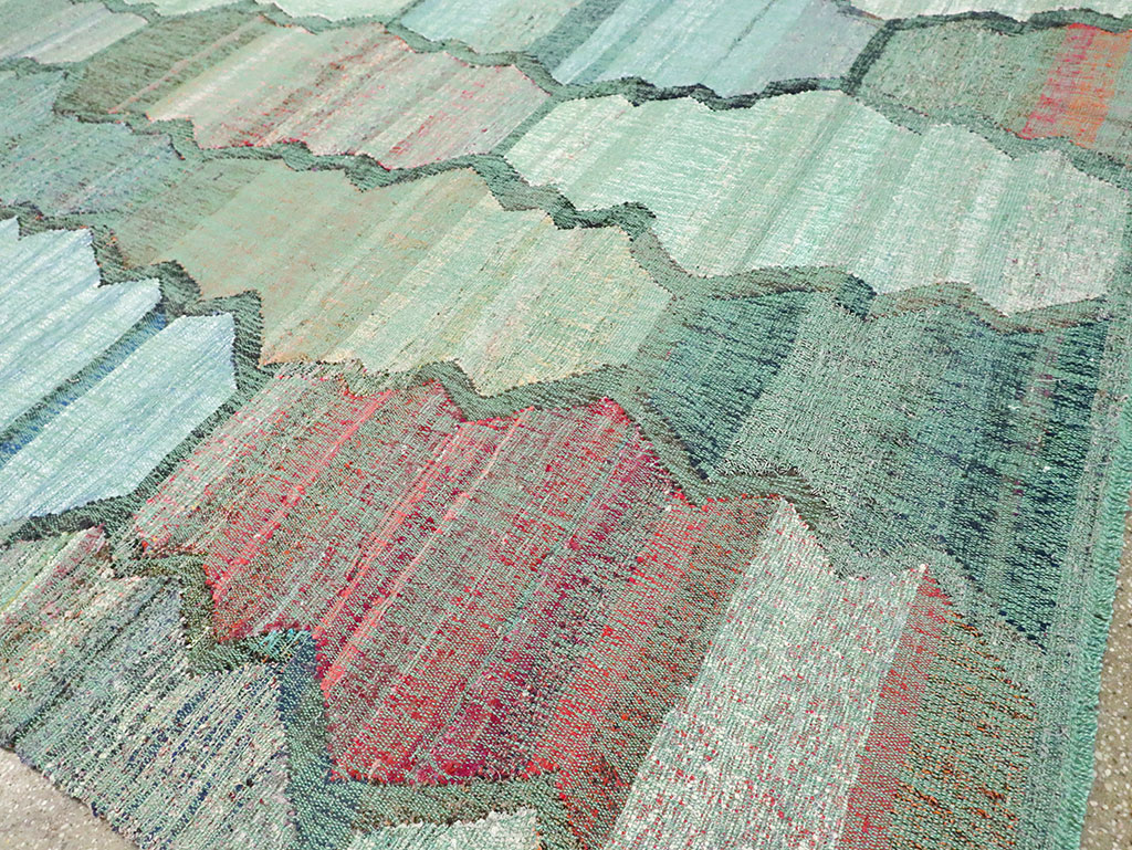 Contemporary Turkish Flatweave, No.30100 - Gsblank