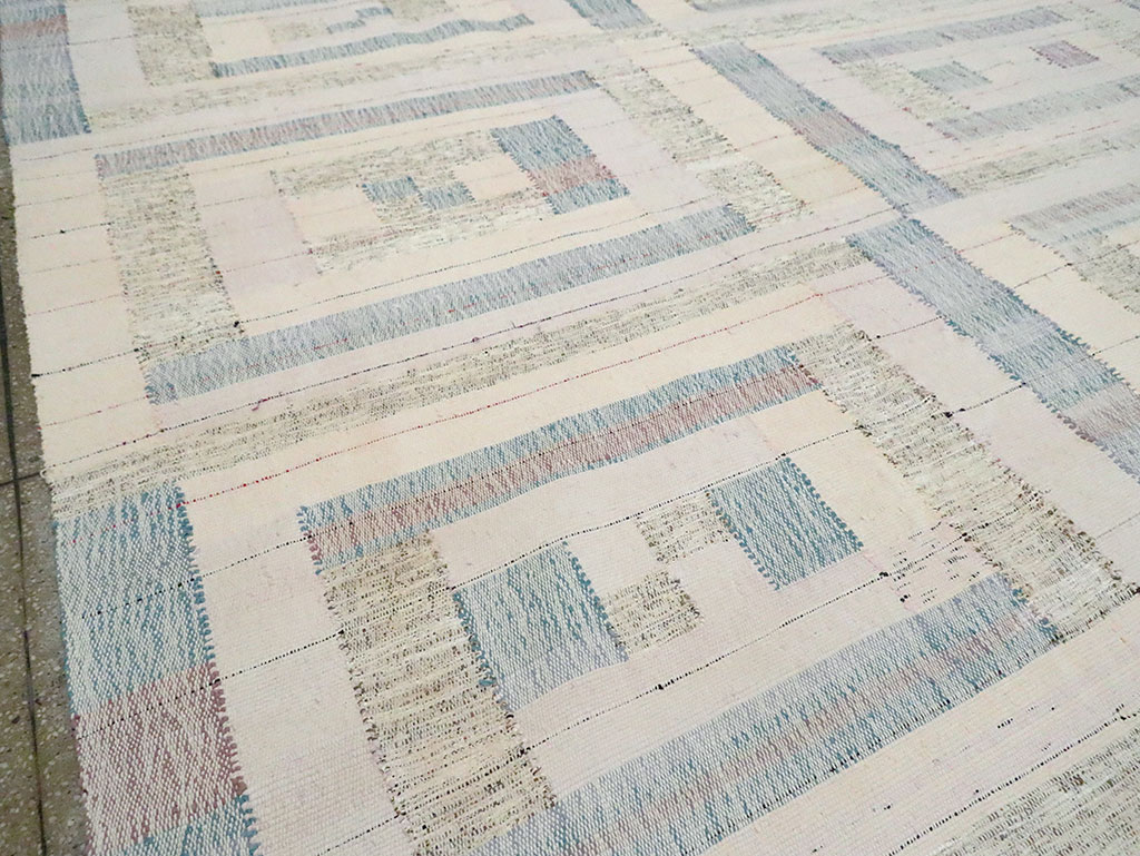 Contemporary Turkish Flatweave Kilim Large Room Size Carpet, No.30102 - Gsblank