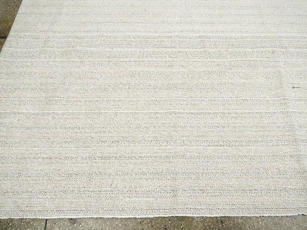 Mid-20th Century Room Size Turkish Flatweave Kilim, No.30105 - Gsblank