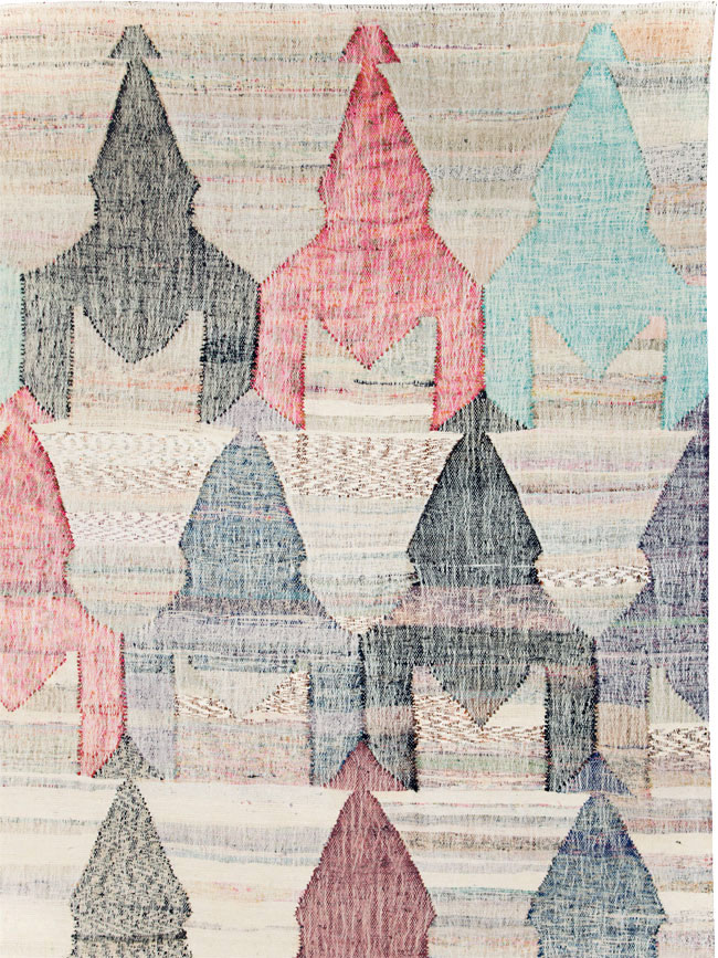 Modern Turkish Flatweave, No.30114 - Gsblank