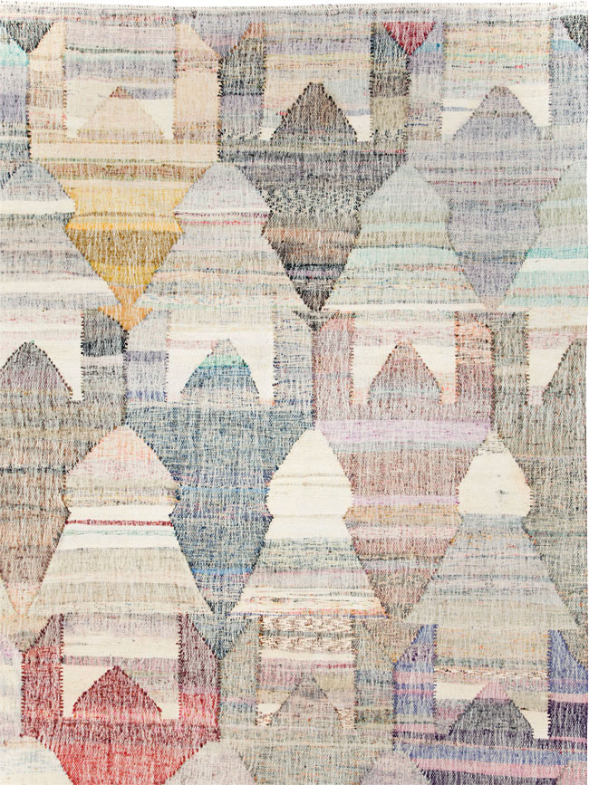 Modern Turkish Flatweave, No.30114 - Gsblank