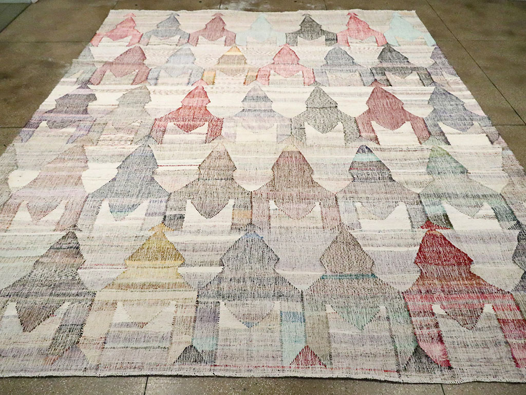 Modern Turkish Flatweave, No.30114 - Gsblank