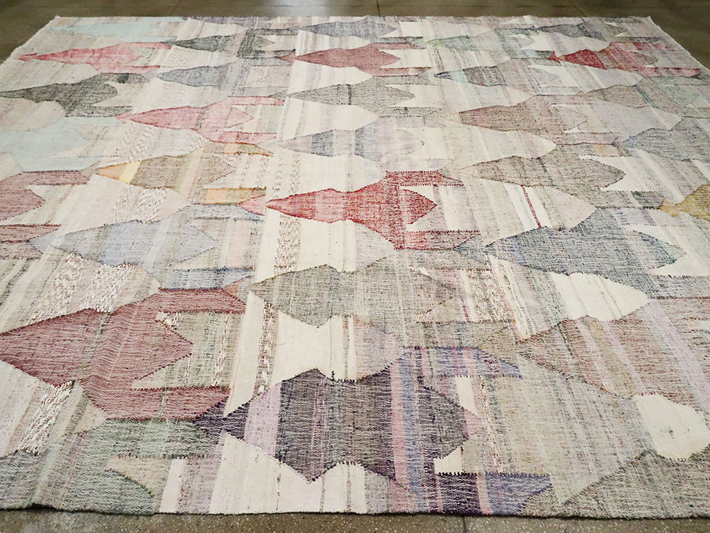 Modern Turkish Flatweave, No.30114 - Gsblank