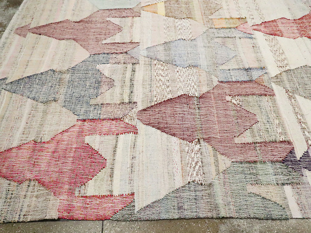 Modern Turkish Flatweave, No.30114 - Gsblank
