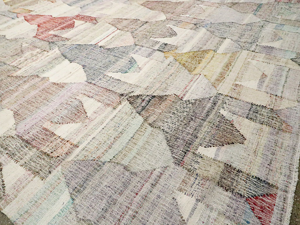 Modern Turkish Flatweave, No.30114 - Gsblank