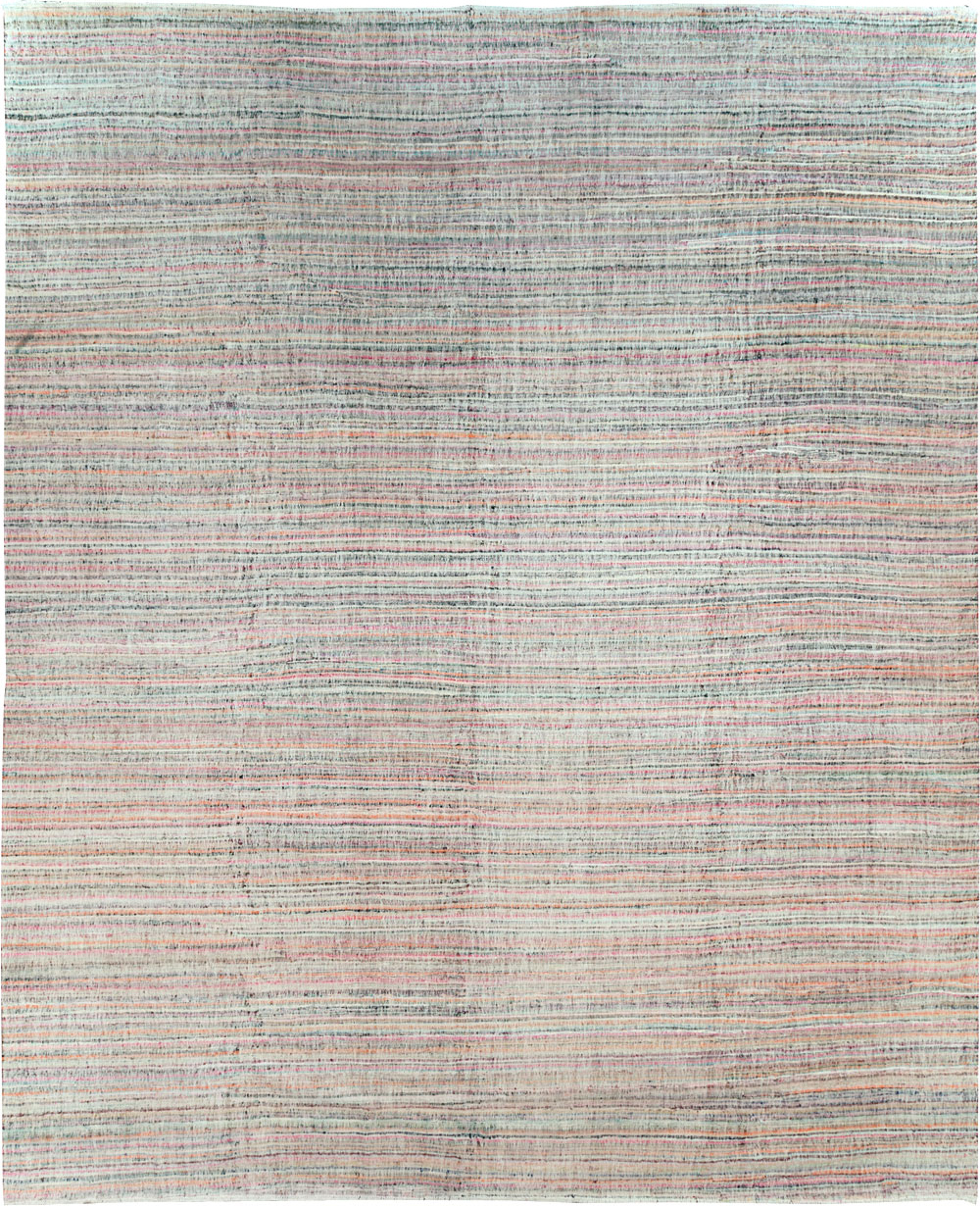 Contemporary Handmade Turkish Flatweave, No.30116 - Gsblank
