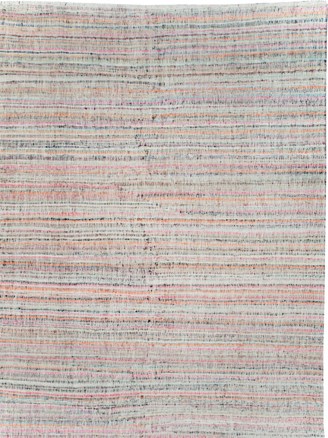 Contemporary Handmade Turkish Flatweave, No.30116 - Gsblank