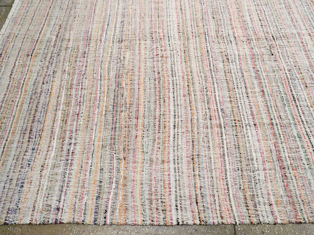Contemporary Handmade Turkish Flatweave, No.30116 - Gsblank