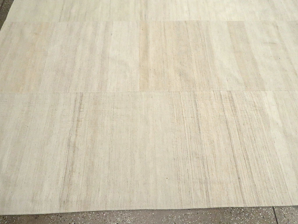 Vintage Turkish Flatweave Kilim Room Size Carpet, No.30123 - Gsblank