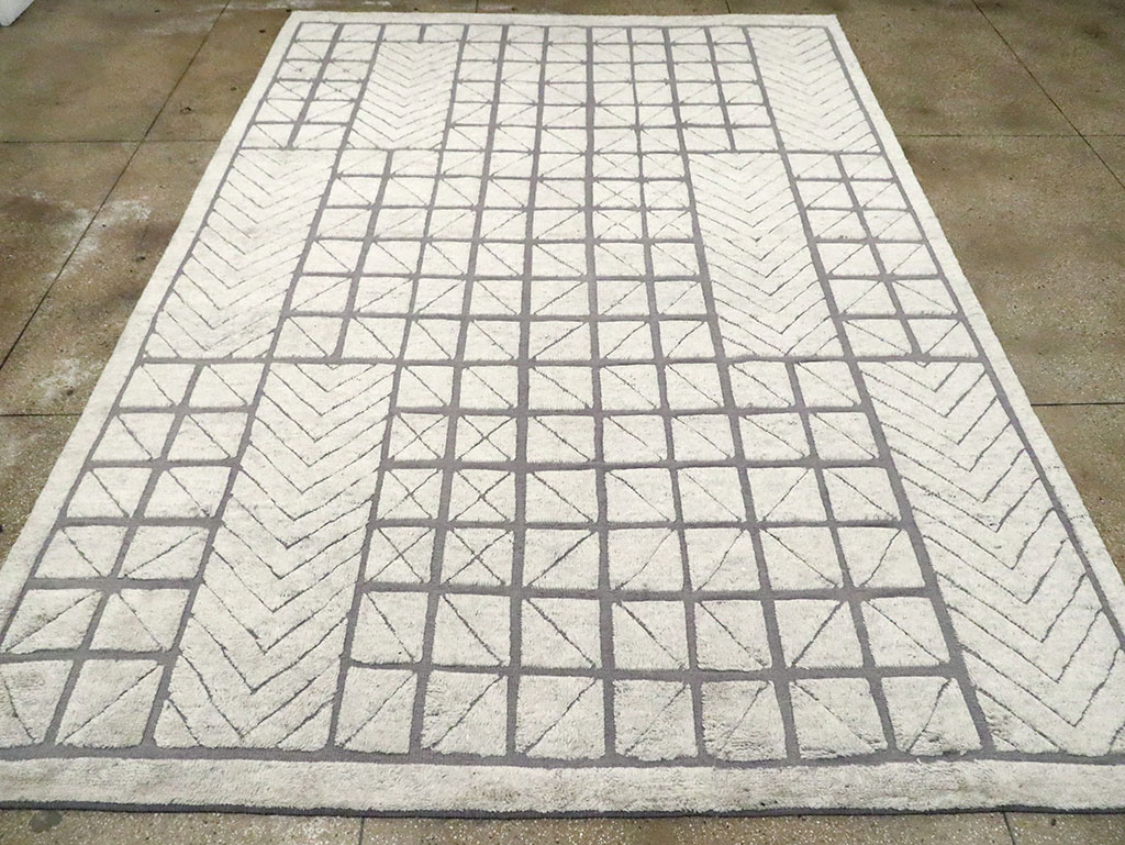 Contemporary Turkish Room Size Carpet, No.30128 - Gsblank